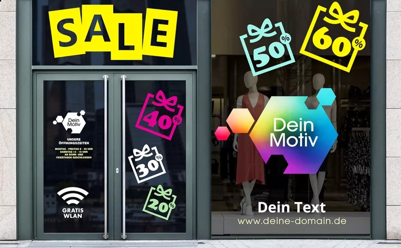 Aufkleber & Folien für Dein Gewerbe