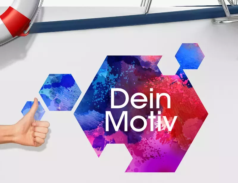 Bootsaufkleber drucken - Schritt 3