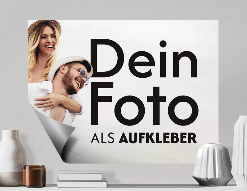 Dein Foto als Aufkleber