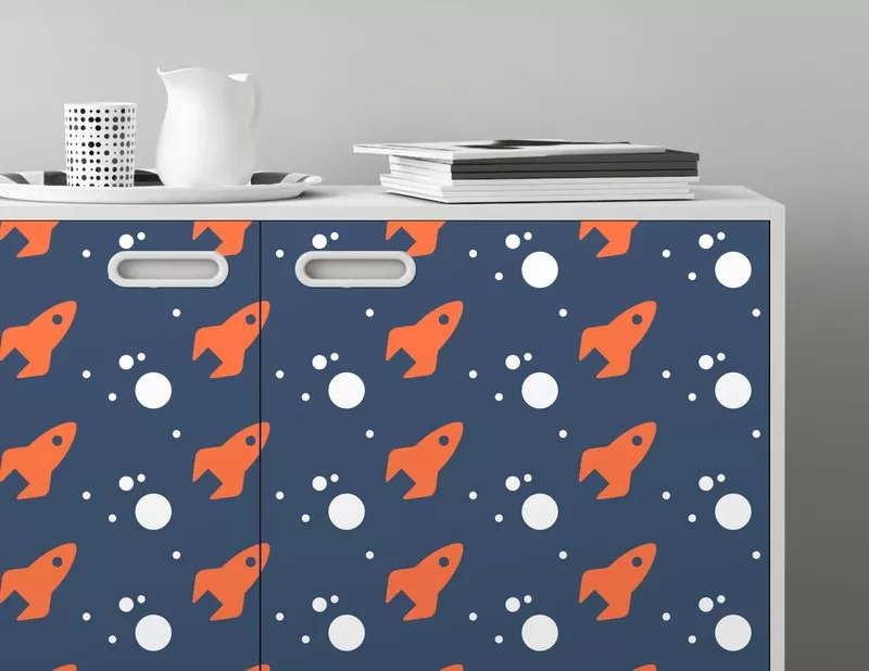 Möbel- & Dekofolie Rakete