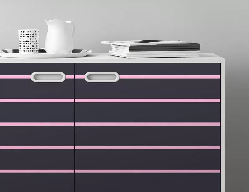 Möbel- & Dekofolie Streifen Nr. 4