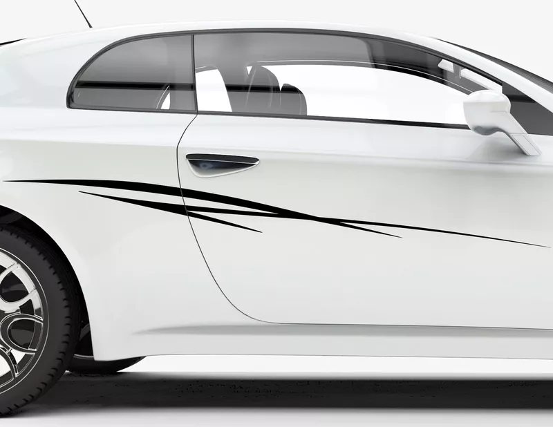 Autoaufkleber Spiny Speed Stripe
