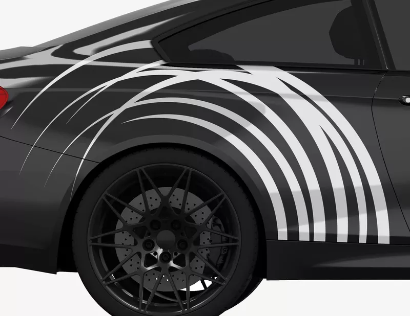 Autoaufkleber Donut Drift