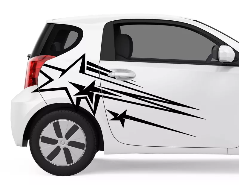Autoaufkleber Speed Stars