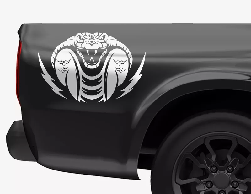 Autoaufkleber Cobra Flash