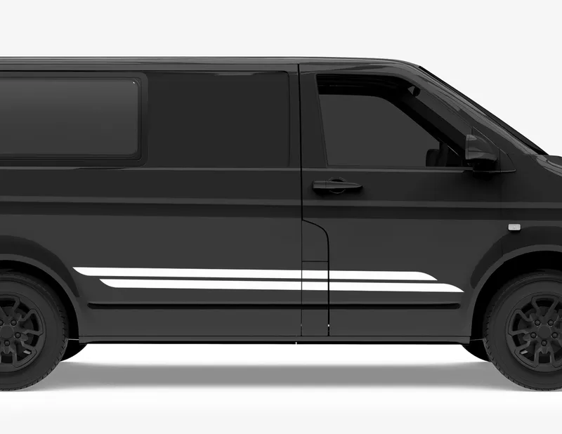 Autoaufkleber Parallel Stripe