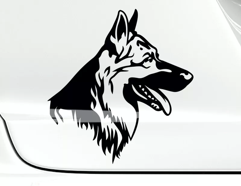 Autoaufkleber Schäferhund Butch