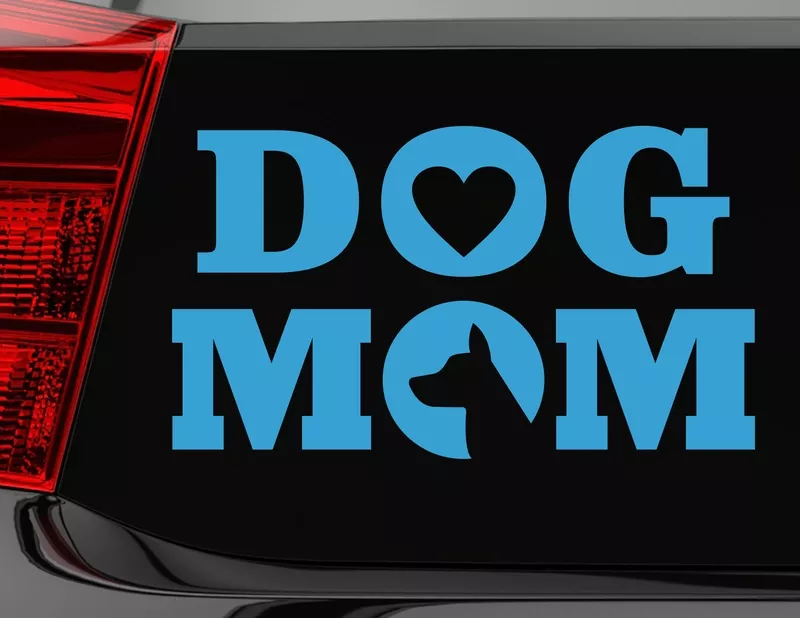Autoaufkleber Dog Mom