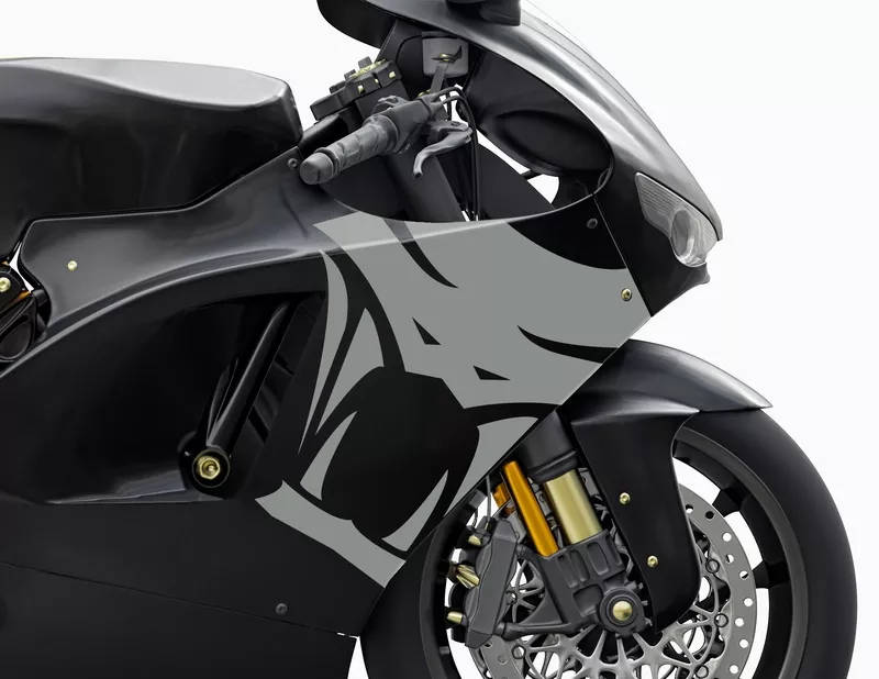 Motorradaufkleber Killer Snake