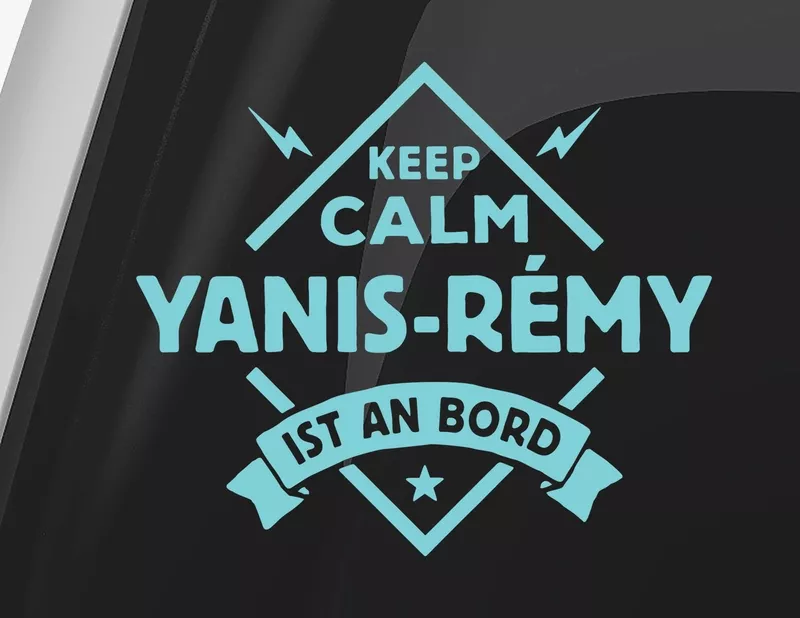 Autoaufkleber Keep Calm Baby