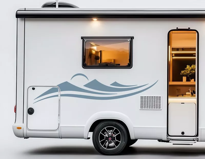 Autoaufkleber Welle, Gipfel, Licht