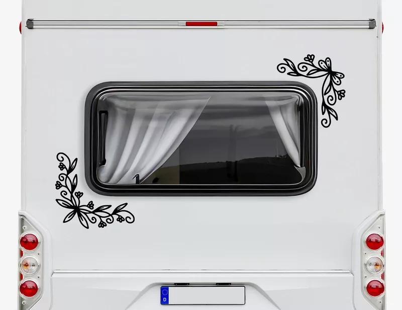 Autoaufkleber Leaf & Bloom