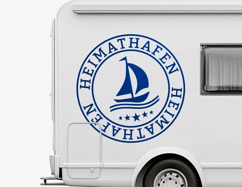 Autoaufkleber Heimathafen Deluxe