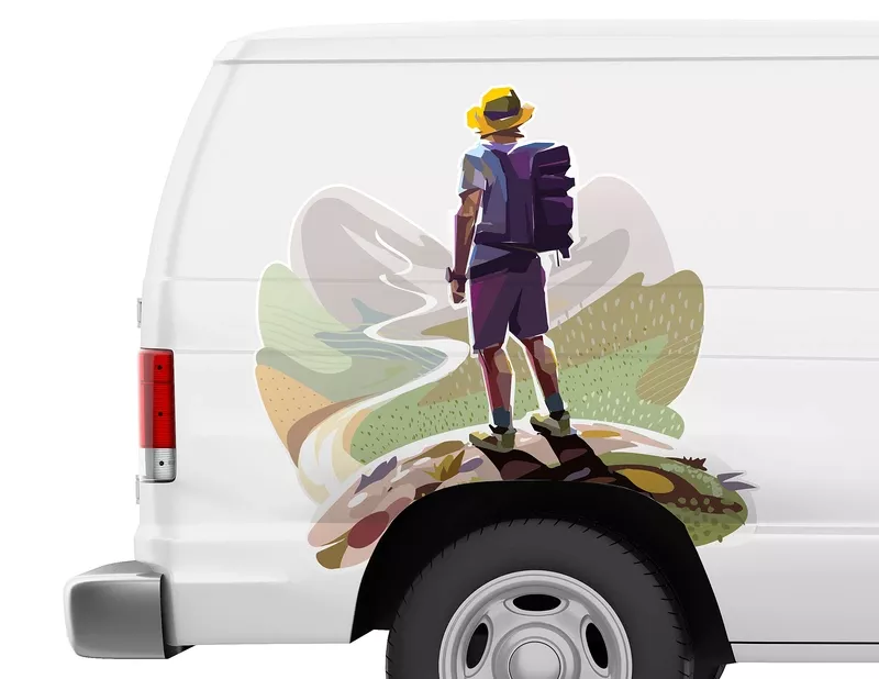 Autoaufkleber Gipfelstürmer Fernweh