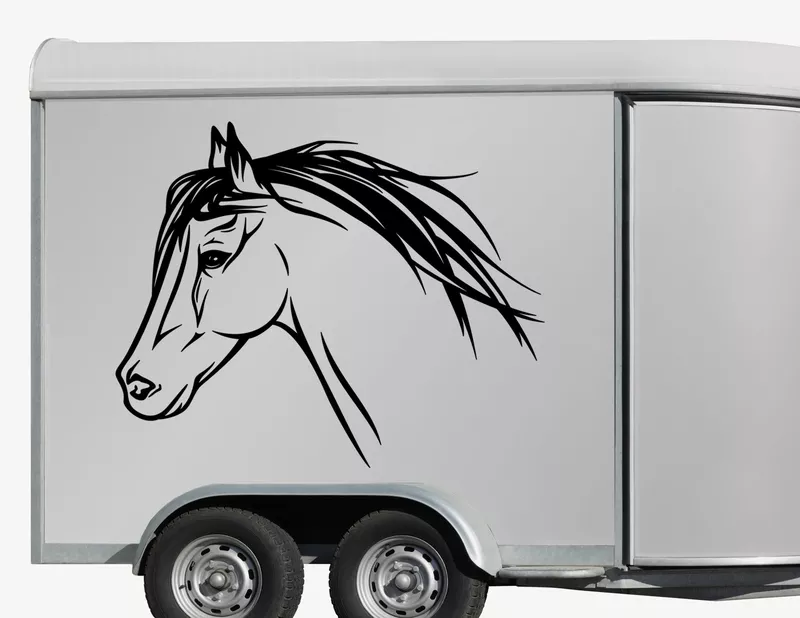 Autoaufkleber Pferd Ebony