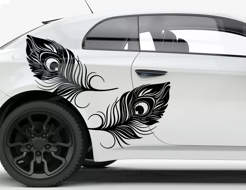 Autoaufkleber Pfau Magie