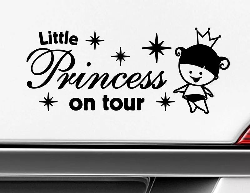 Autoaufkleber Little Princess on Tour