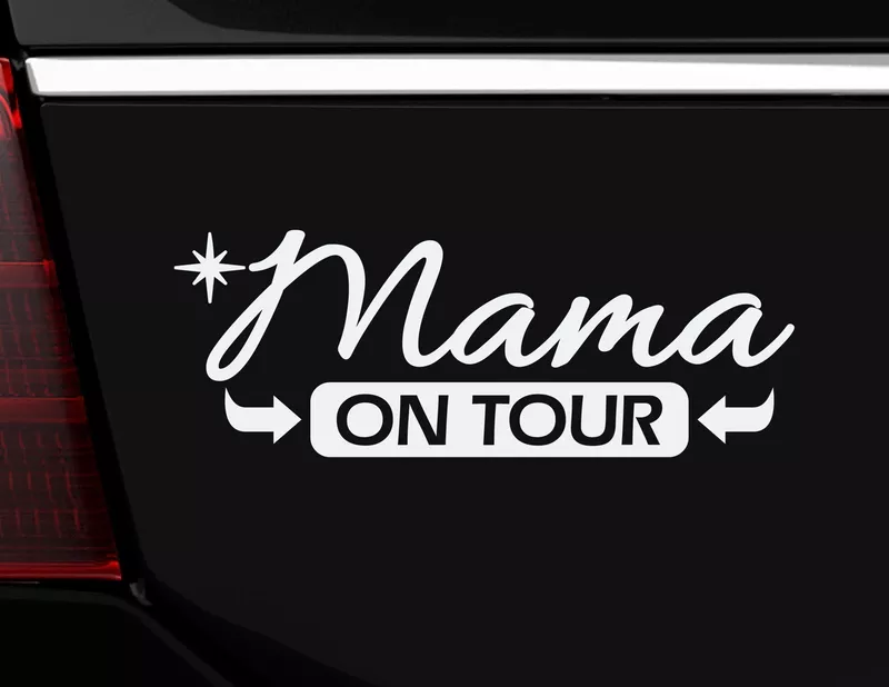 Autoaufkleber Mama on Tour