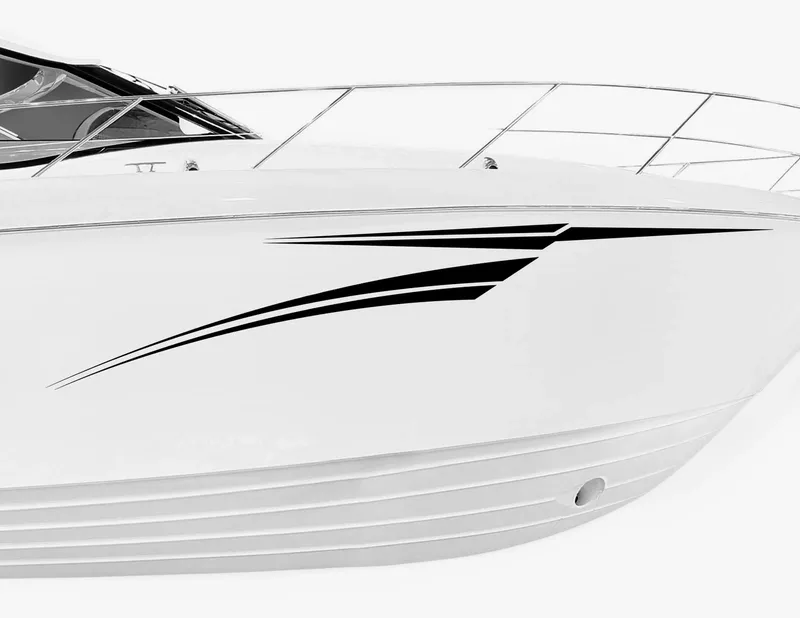 Bootsaufkleber Wild Wave