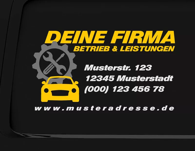 Autoaufkleber-Designer Der Kfz-Profi