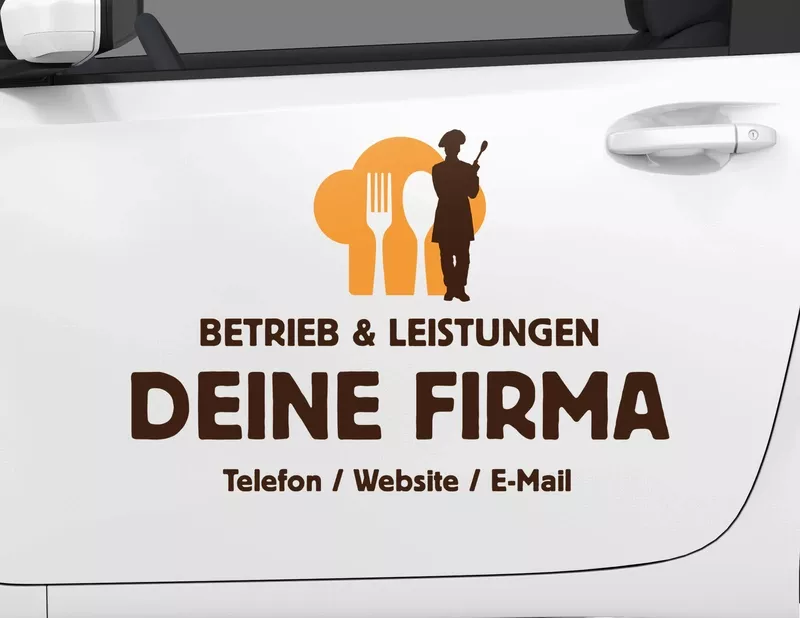 Autoaufkleber-Designer Passion for Cooking