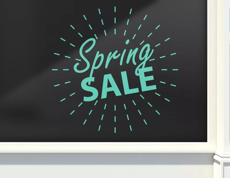 Aufkleber Spring Sale light Ball