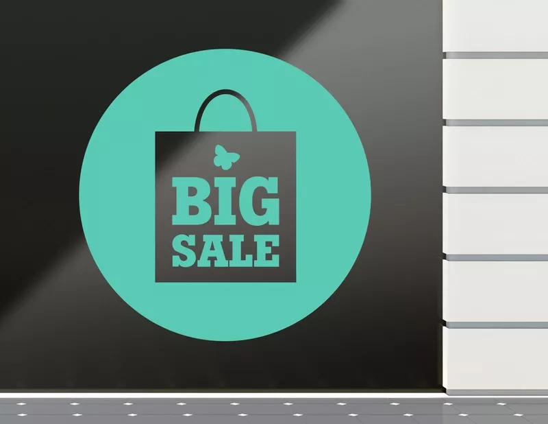 Aufkleber Lovely Sale Bag