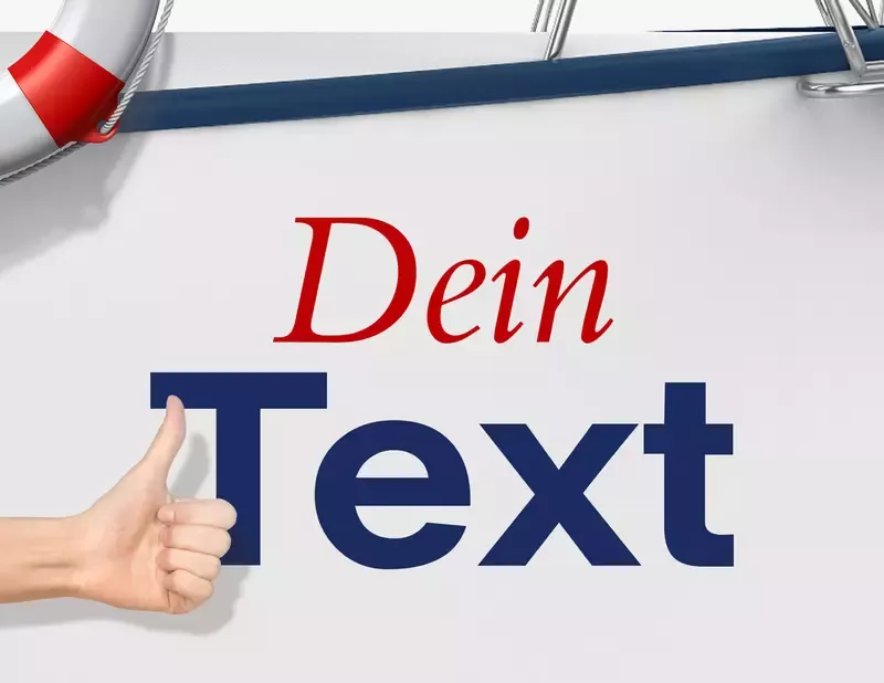 Bootsbeschriftung - Schritt 3