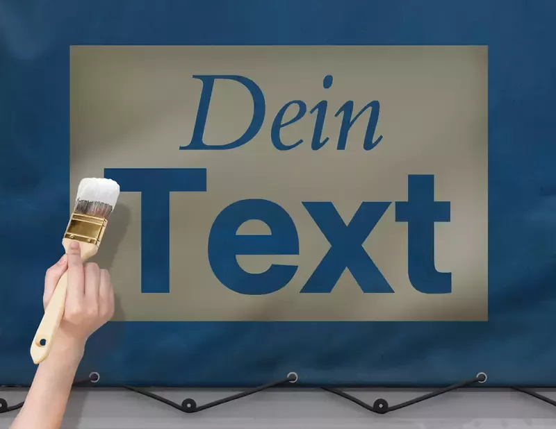 Schablonenfolie für Anhänger, Planen & KFZ - Schritt 1