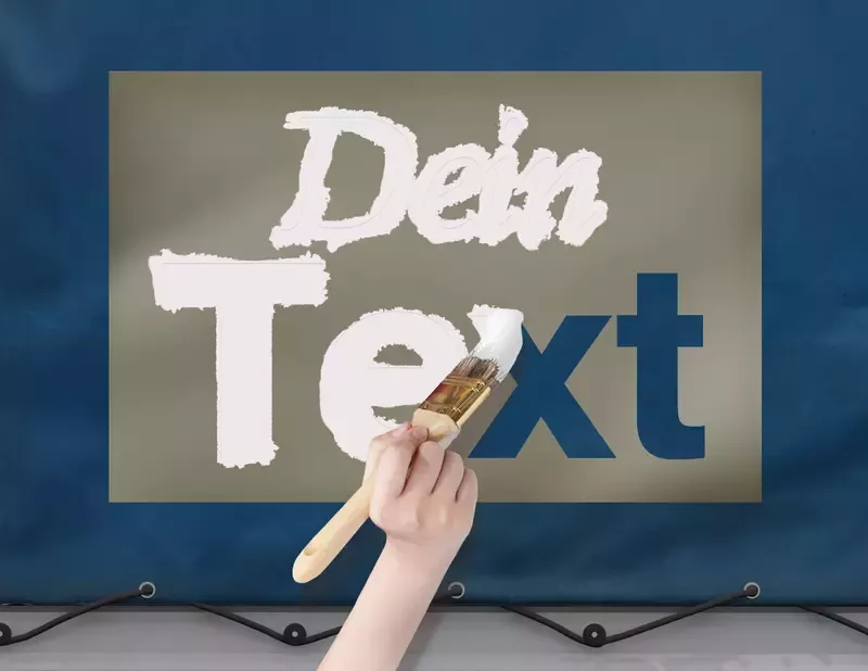 Schablonenfolie für Anhänger, Planen & KFZ - Schritt 2