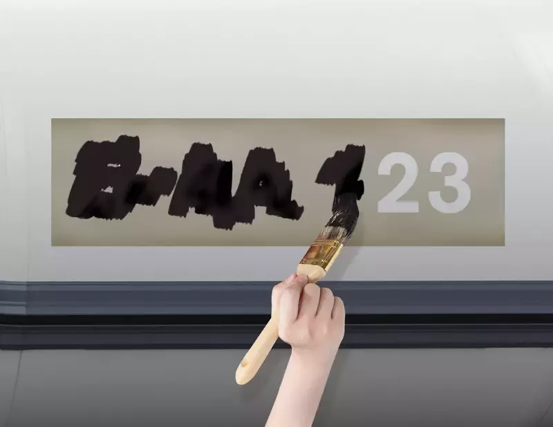 Schlauchboot beschriften - Schritt 2