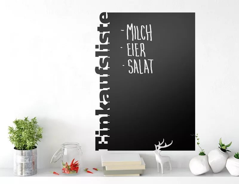 Tafelfolie Einkaufsliste