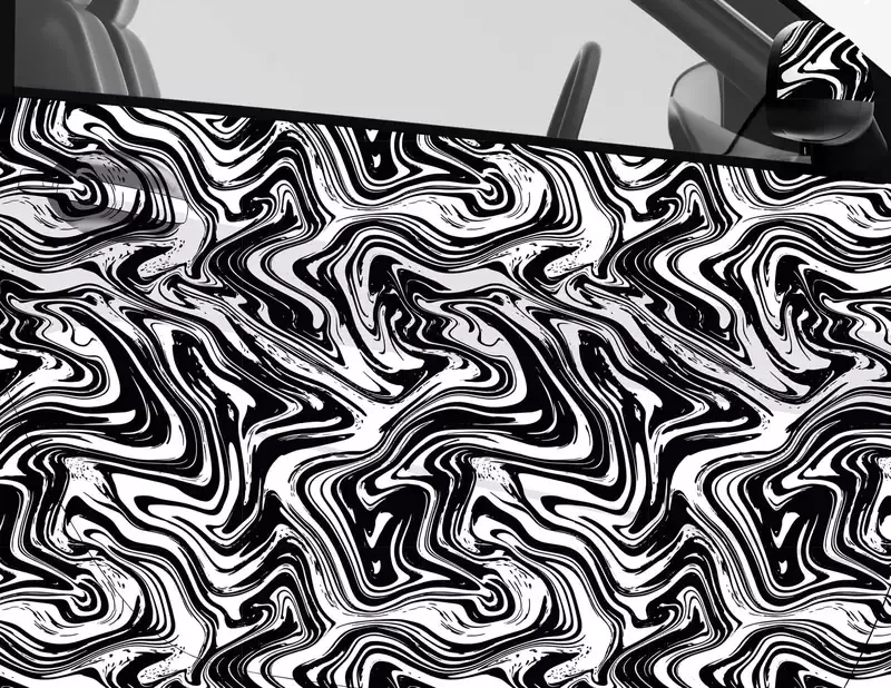 Car Wrapping Autofolie Marbled Erl-King