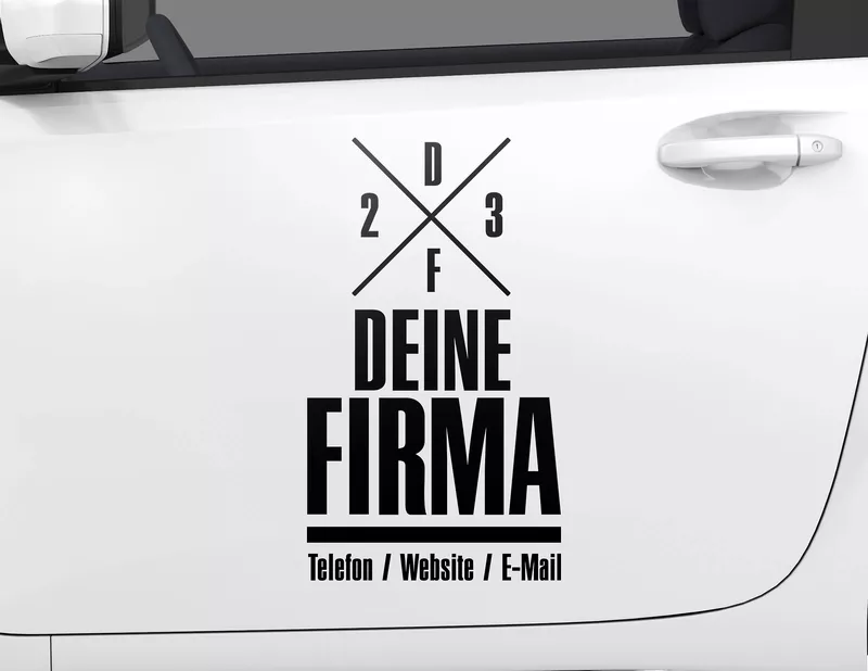 Autoaufkleber-Designer The Crossing Bold