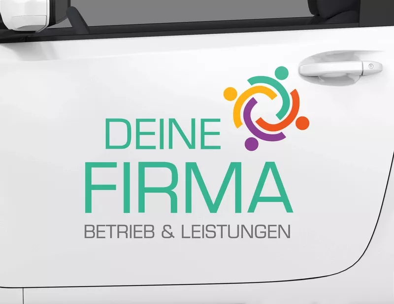 Autoaufkleber-Designer Gemeinsam stark