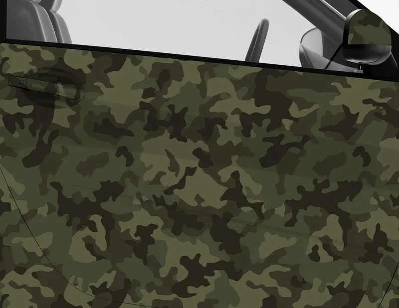 Car Wrapping Autofolie Klassisches Camouflage Muster
