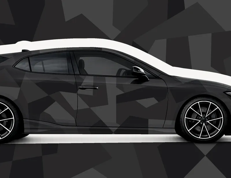 XXL Car-Wrapping Folie DarkGrid