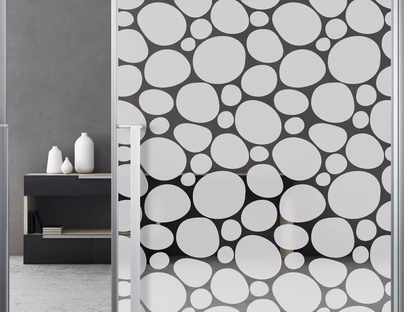 Milchglasfolie Pebble Stone