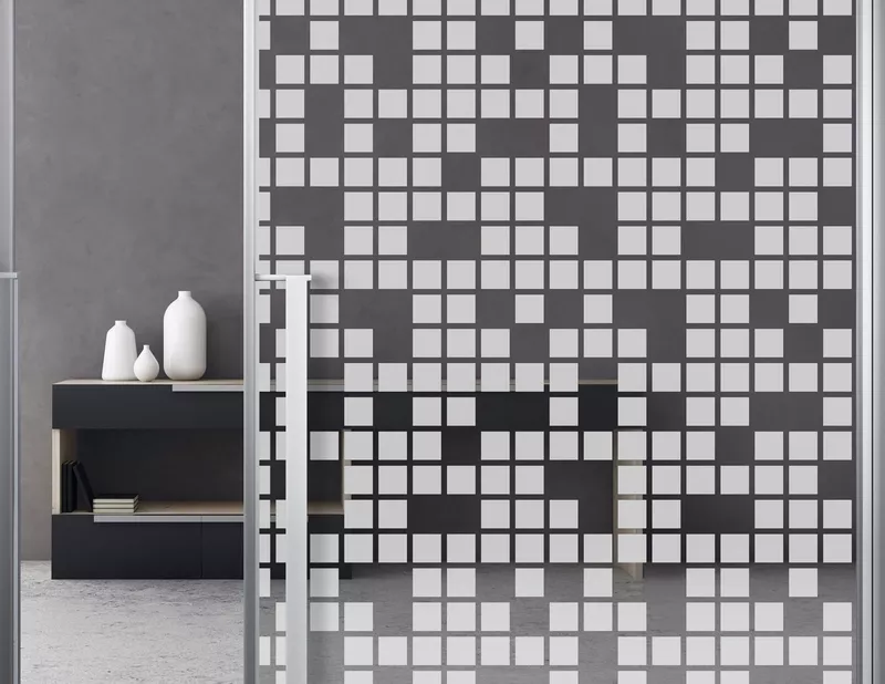 Milchglasfolie Pixel Dust