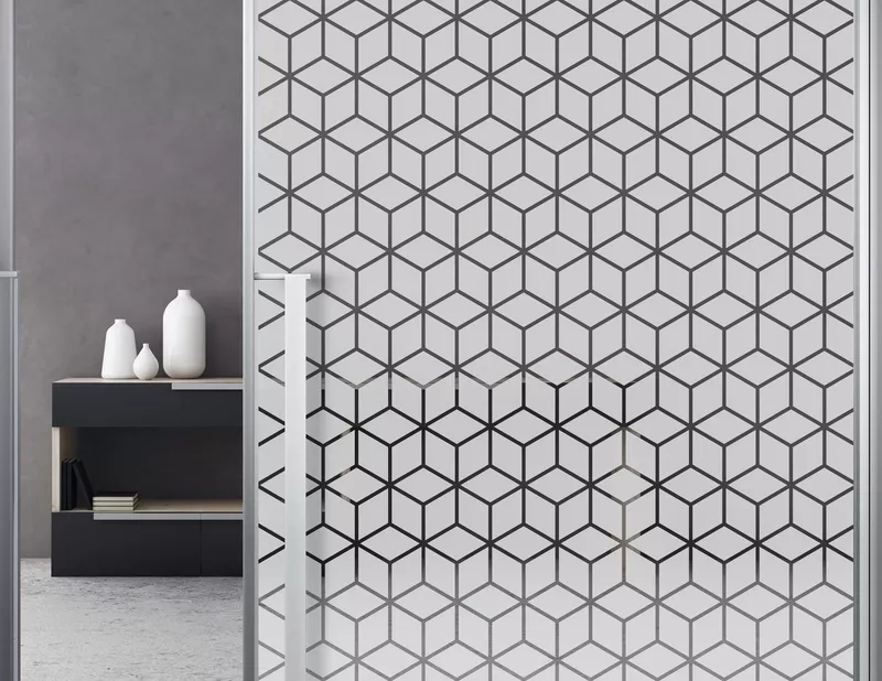 Milchglasfolie Ruperts Cube