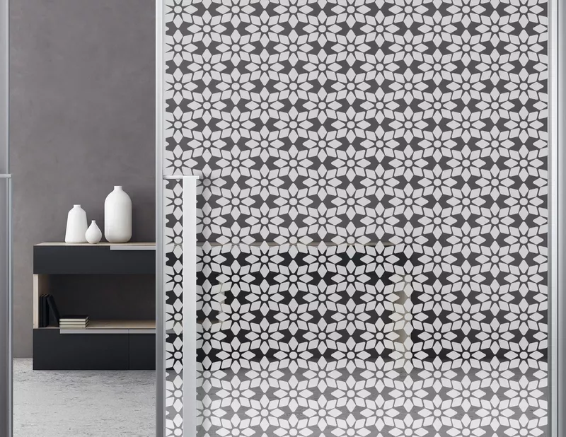 Milchglasfolie Shuriken