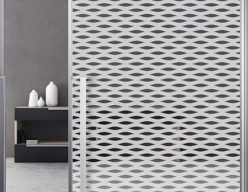 Milchglasfolie Wavy Nova