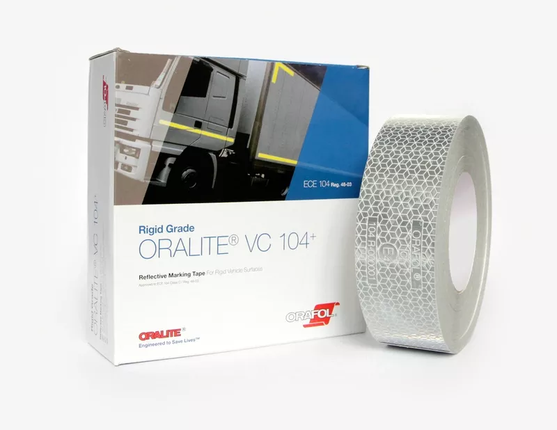 Konturmarkierung Festaufbauten Orafol VC104+ RG Weiß