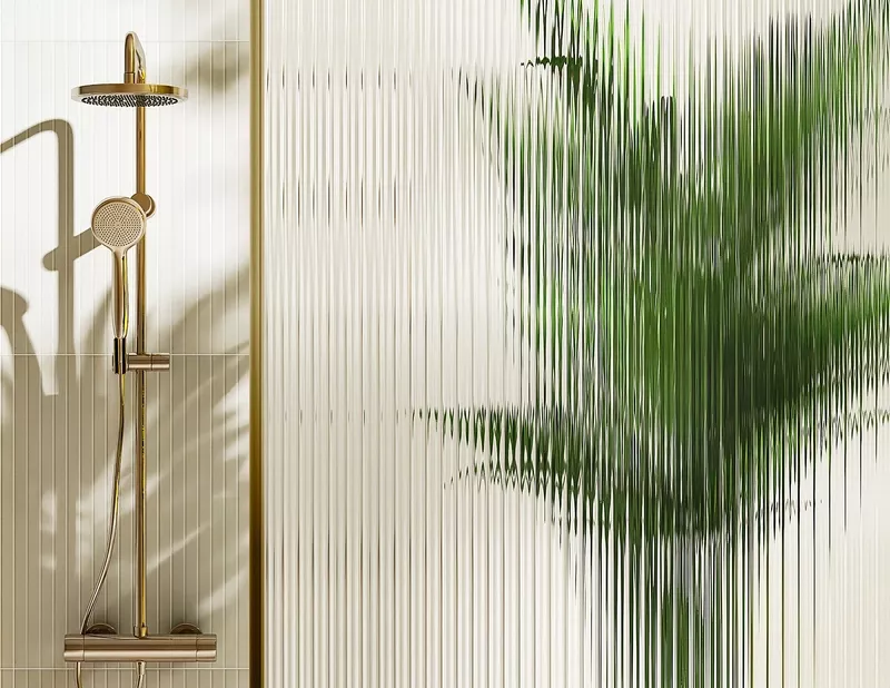 Fensterfolie Rillenglas 12mm