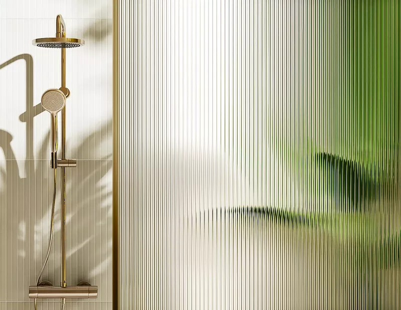 Fensterfolie Rillenglas 6mm