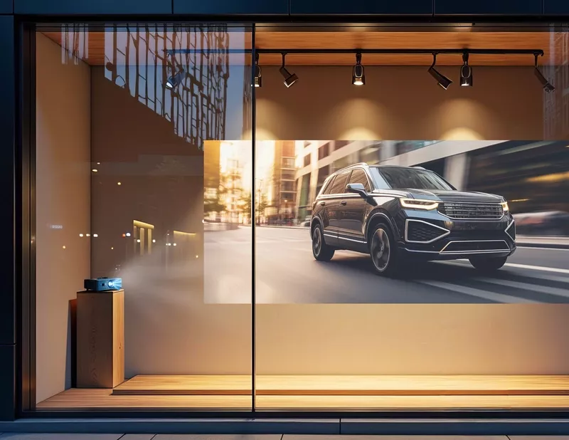 Milchglas-R&uuml;ckprojektionsfolie im Zuschnitt