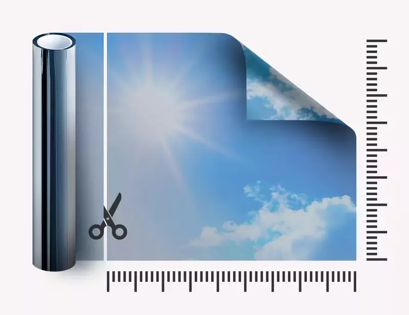 Sonnenschutzfolie SilverPro Ultra im Zuschnitt