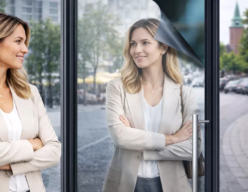 Spiegel-Spionfolie Mirror Pro im Zuschnitt