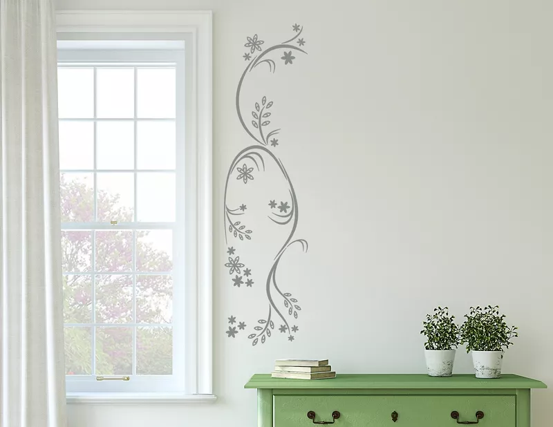 Wandtattoo Sinnesranke