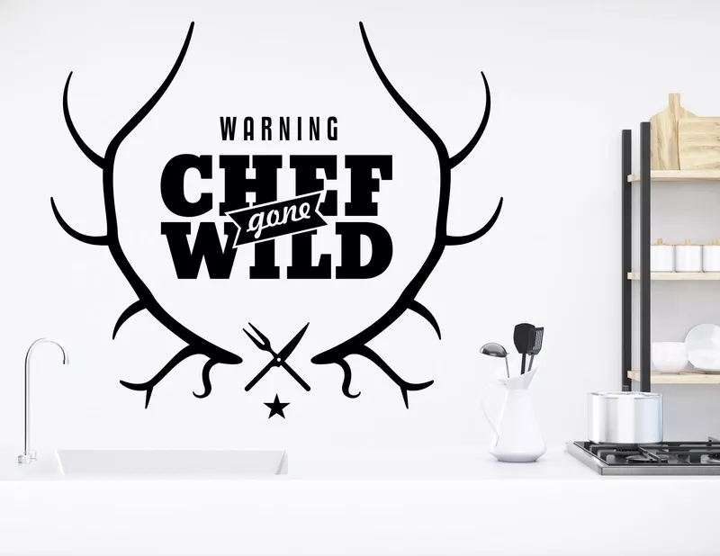 Wandtattoo Chef gone wild